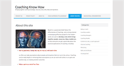 Desktop Screenshot of coachingknowhow.com