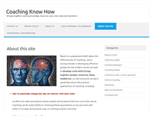Tablet Screenshot of coachingknowhow.com